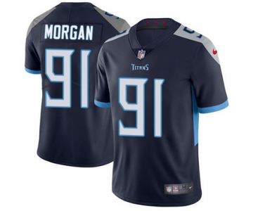 Nike Tennessee Titans #91 Derrick Morgan Navy Blue Alternate Men's Stitched NFL Vapor Untouchable Limited Jersey