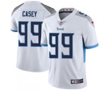 Nike Tennessee Titans #99 Jurrell Casey White Men's Stitched NFL Vapor Untouchable Limited Jersey
