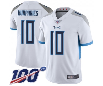 Nike Titans #10 Adam Humphries White Men's Stitched NFL 100th Season Vapor Limited Jersey