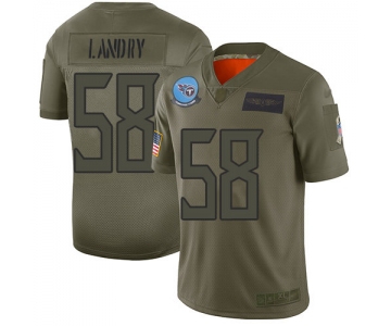 Nike Titans #58 Harold Landry Camo Men's Stitched NFL Limited 2019 Salute To Service Jersey