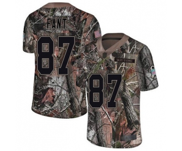 Broncos #87 Noah Fant Camo Men's Stitched Football Limited Rush Realtree Jersey