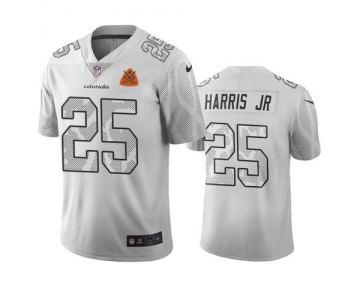 Denver Broncos #25 Chris Harris Jr White Vapor Limited City Edition NFL Jersey