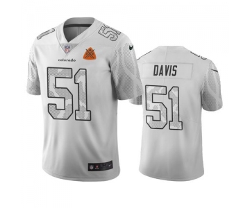 Denver Broncos #51 Todd Davis White Vapor Limited City Edition NFL Jersey