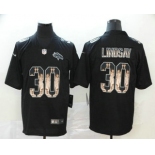 Men's Denver Broncos #30 Phillip Lindsay 2019 Black Statue Of Liberty Stitched NFL Nike Limited Jersey