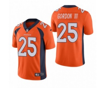 Men's Orange Denver Broncos #25 Melvin Gordon III Vapor Untouchable Limited Stitched Jersey