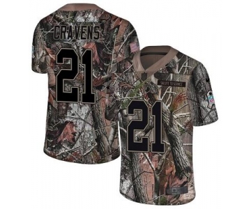 Nike Broncos #21 Su'a Cravens Camo Men's Stitched NFL Limited Rush Realtree Jersey