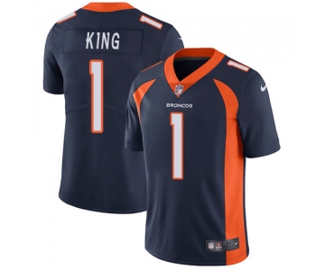 Nike Denver Broncos #1 Marquette King Navy Blue Alternate Men's Stitched NFL Vapor Untouchable Limited Jersey