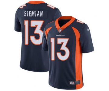 Nike Denver Broncos #13 Trevor Siemian Navy Blue Alternate Men's Stitched NFL Vapor Untouchable Limited Jersey