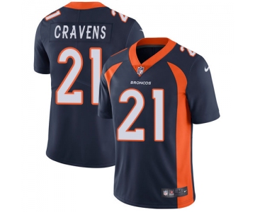 Nike Denver Broncos #21 Su'a Cravens Navy Blue Alternate Men's Stitched NFL Vapor Untouchable Limited Jersey