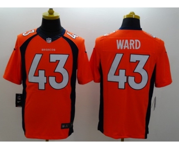 Nike Denver Broncos #43 T.J. Ward 2013 Orange Limited Jersey