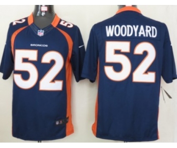 Nike Denver Broncos #52 Wesley Woodyard Blue Limited Jersey