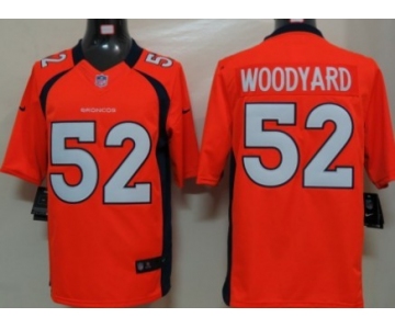 Nike Denver Broncos #52 Wesley Woodyard Orange Limited Jersey