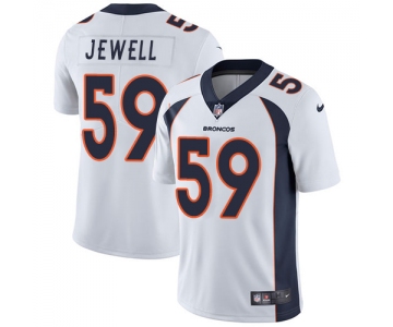 Nike Denver Broncos #59 Josey Jewell White Men's Stitched NFL Vapor Untouchable Limited Jersey