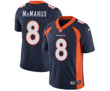 Nike Denver Broncos #8 Brandon McManus Navy Blue Alternate Men's Stitched NFL Vapor Untouchable Limited Jersey