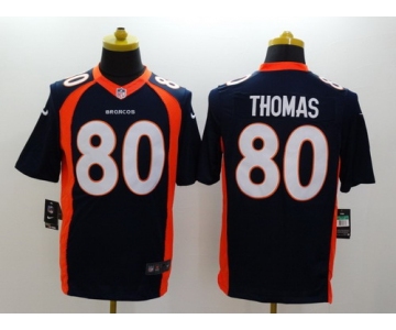 Nike Denver Broncos #80 Julius Thomas 2013 Blue Limited Jersey