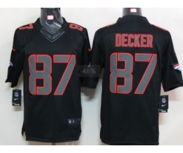 Nike Denver Broncos #87 Eric Decker Black Impact Limited Jersey