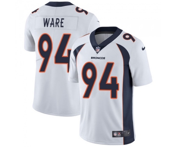 Nike Denver Broncos #94 DeMarcus Ware White Men's Stitched NFL Vapor Untouchable Limited Jersey