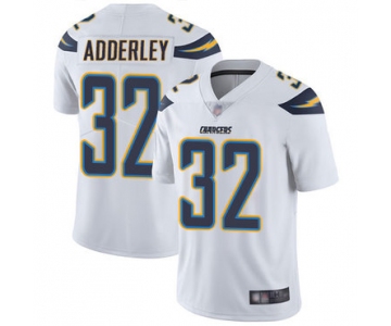 Chargers #32 Nasir Adderley White Men's Stitched Football Vapor Untouchable Limited Jersey