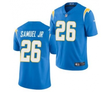 Men's Blue Los Angeles Chargers #26 Asante Samuel Jr. Vapor Untouchable Limited Stitched Jersey