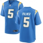 Men's Los Angeles Chargers #5 Josh Palmer Blue Vapor Untouchable Limited Stitched Jersey