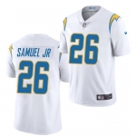 Men's White Los Angeles Chargers #26 Asante Samuel Jr. Vapor Untouchable Limited Stitched Jersey