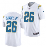 Men's White Los Angeles Chargers #26 Asante Samuel Jr. Vapor Untouchable Limited Stitched Jersey