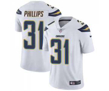 Nike Chargers #31 Adrian Phillips White Men's Stitched NFL Vapor Untouchable Limited Jersey