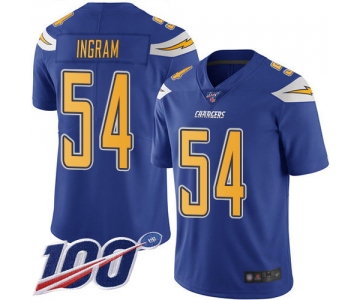 Nike Chargers #54 Melvin Ingram Electric Blue Men's Stitched NFL Limited Rush 100th Season Jersey