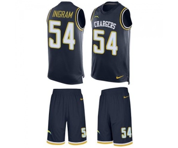 Nike Chargers #54 Melvin Ingram Navy Blue Team Color Men's Stitched NFL Limited Tank Top Suit Jersey