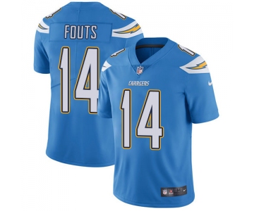 Nike San Diego Chargers #14 Dan Fouts Electric Blue Alternate Men's Stitched NFL Vapor Untouchable Limited Jersey