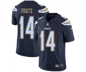Nike San Diego Chargers #14 Dan Fouts Navy Blue Team Color Men's Stitched NFL Vapor Untouchable Limited Jersey