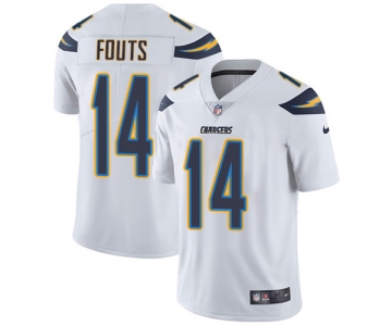 Nike San Diego Chargers #14 Dan Fouts White Men's Stitched NFL Vapor Untouchable Limited Jersey