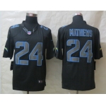 Nike San Diego Chargers #24 Ryan Mathews Black Impact Limited Jersey