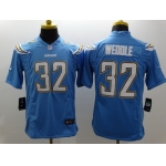 Nike San Diego Chargers #32 Eric Weddle 2013 Light Blue Limited Jersey