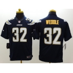 Nike San Diego Chargers #32 Eric Weddle 2013 Navy Blue Limited Jersey