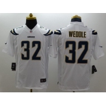 Nike San Diego Chargers #32 Eric Weddle 2013 White Limited Jersey