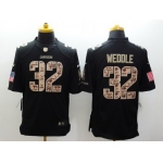 Nike San Diego Chargers #32 Eric Weddle Salute to Service Black Limited Jersey