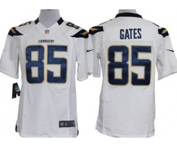 Nike San Diego Chargers #85 Antonio Gates White Limited Jersey
