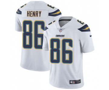 Nike San Diego Chargers #86 Hunter Henry White Men's Stitched NFL Vapor Untouchable Limited Jersey