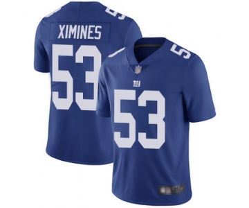 Giants #53 Oshane Ximines Royal Blue Team Color Men's Stitched Football Vapor Untouchable Limited Jersey