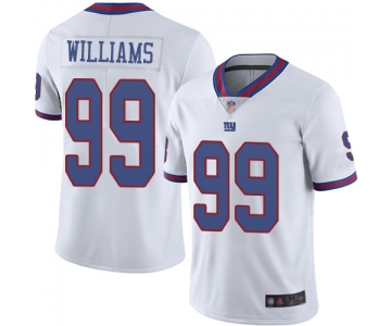 Giants #99 Leonard Williams White Men's Stitched Football Limited Rush Jersey