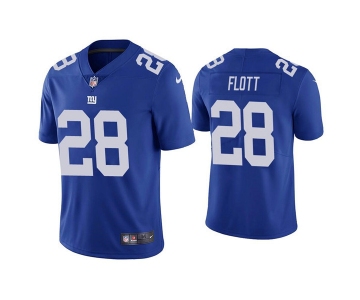 Men's New York Giants #28 Cordale Flott Blue Vapor Untouchable Limited Stitched NFL Jersey