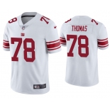 Men's New York Giants #78 Andrew Thomas 2020 White Vapor Untouchable Limited Stitched Jersey