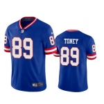 Men's New York Giants #89 Kadarius Toney Royal Vapor Untouchable Classic Retired Player Stitched Jersey