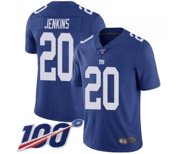 Nike Giants #20 Janoris Jenkins Royal Blue Team Color Men's Stitched NFL 100th Season Vapor Limited Jersey