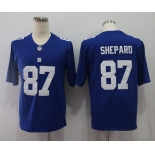 Nike Giants 87 Sterling Shepard Royal Vapor Untouchable Limited Jersey