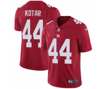 Nike New York Giants #44 Doug Kotar Red Alternate Men's Stitched NFL Vapor Untouchable Limited Jersey