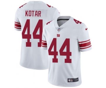 Nike New York Giants #44 Doug Kotar White Men's Stitched NFL Vapor Untouchable Limited Jersey