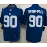 Nike New York Giants #90 Jason Pierre-Paul Blue Limited Jersey