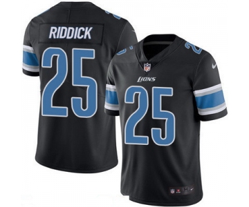 Men's Detroit Lions #25 Theo Riddick Black 2016 Color Rush Stitched NFL Nike Limited Jersey